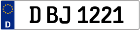 Truck License Plate